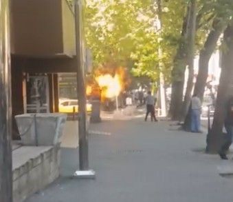 Elektrik panosunun patlaması sonucu çıkan yangın paniğe sebep oldu