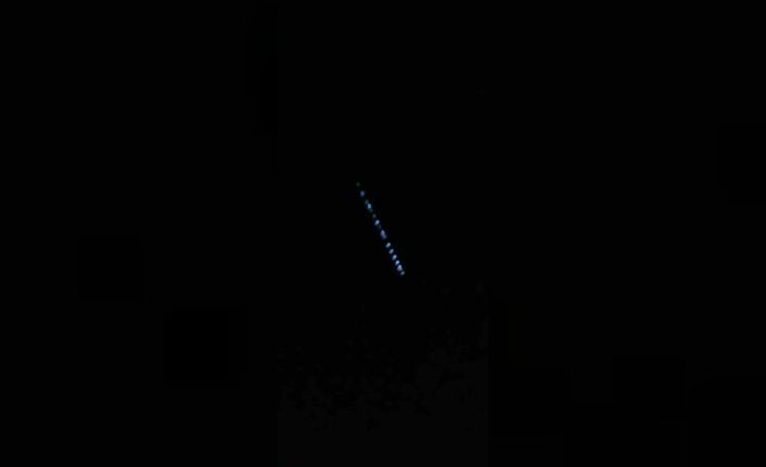 Elon Musk’ın ‘Starlink uydu zinciri’ Erzincan semalarında görüldü