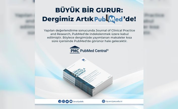 Erciyes Üniversitesi’nin Tıp Dergisi dünya bilim sahnesinde