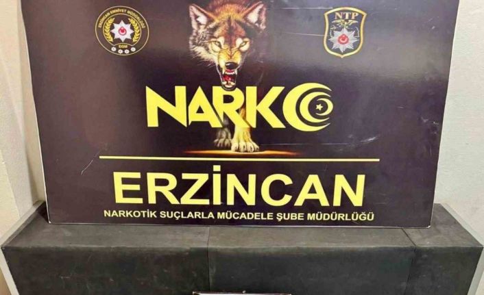 Erzincan’da 643 adet sentetik ecza maddesi ele geçirildi