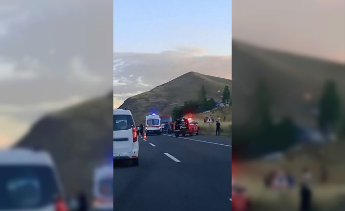 Erzurum’da otomobil takla attı: 1 ölü, 1 yaralı
