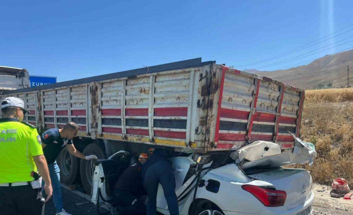 Erzurum’da trafik kazası: 1 ölü