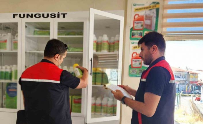 Eskişehir’de bitki koruma ürünleri satış yerlerine çapraz denetim