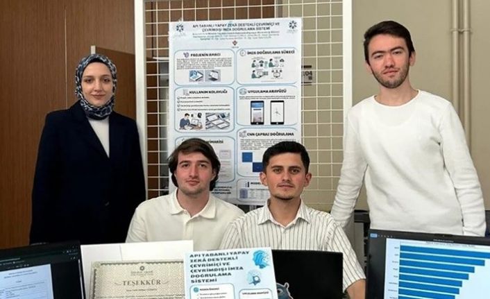 ETÜ’lü öğrencilerin geliştirdiği yapay zekâ destekli imza doğrulama projesi TÜBİTAK tarafından desteklendi