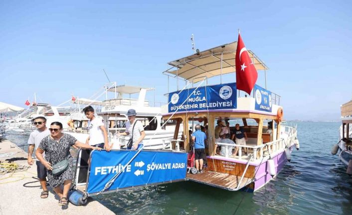 Fethiye-Şövalye Adası yolcu motoru seferleri başladı