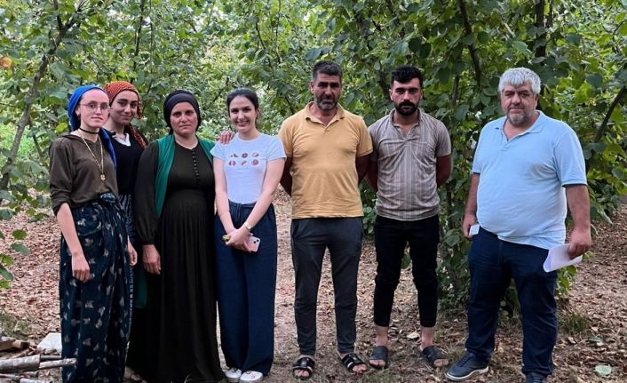 Fındık işçilerine yaşam alanlarında sağlık hizmeti