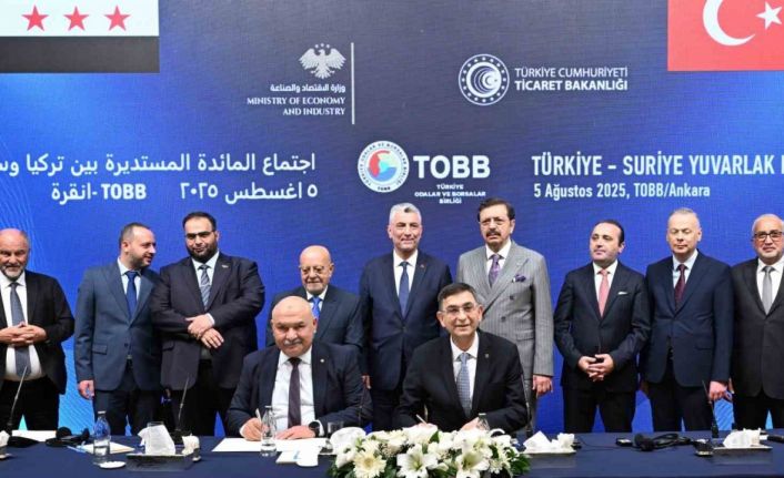 Gaziantep Sanayi Odası ile Halep Sanayi Odası arasında iş birliği protokolü imzalandı