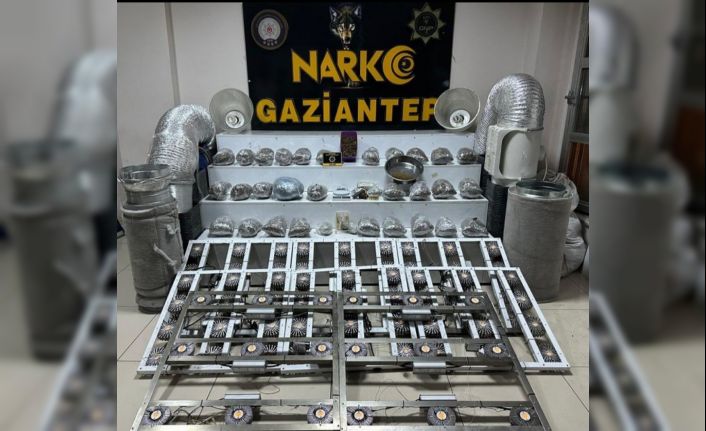 Gaziantep’te 32 kilo skunk ele geçirildi