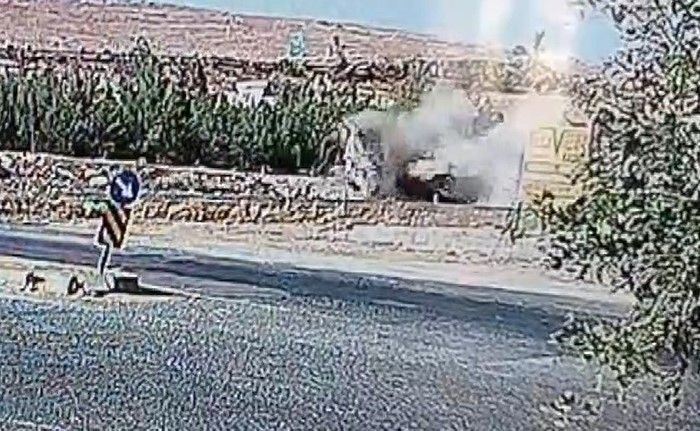 Gaziantep’te 3 kişinin öldüğü feci kaza kamerada