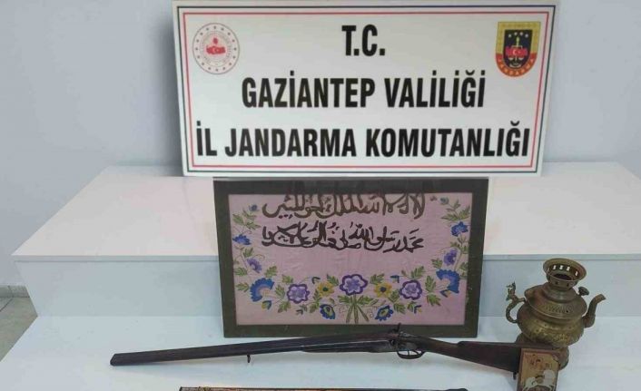 Gaziantep’te tarihi eser operasyonu: 1 gözaltı