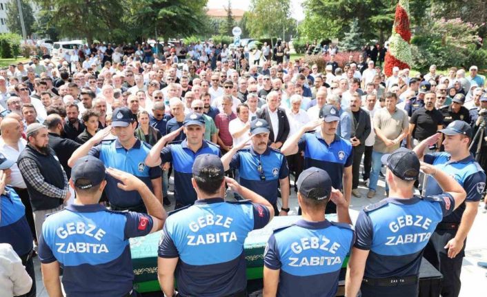 Gebze Belediye Başkan Yardımcısı Dursun Ali Arslan son yolculuğuna uğurlandı