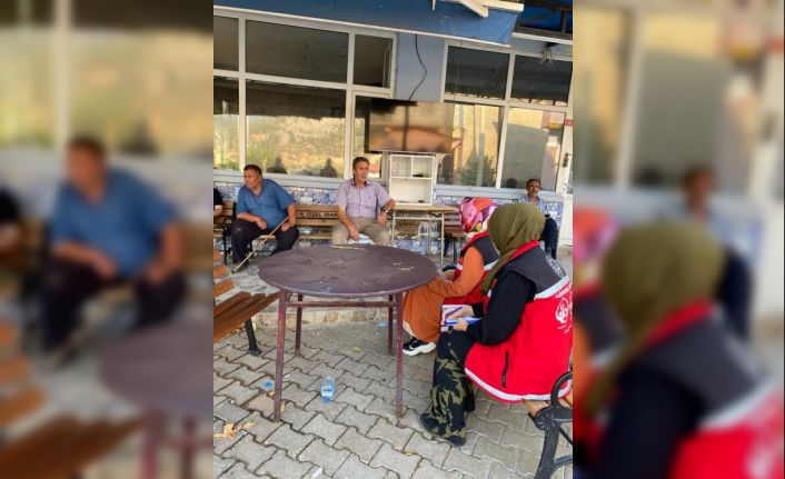 Geçitli Köyü’nde psikososyal destek ekibi sahada