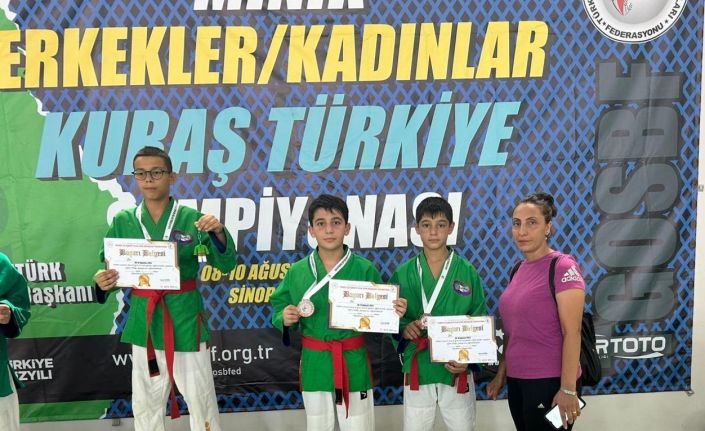 Genç sporcu Umuthan Yağcı’dan madalya