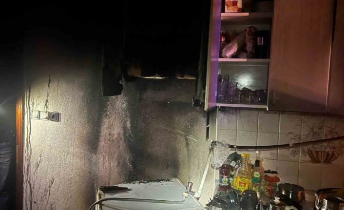 Gönen’de ev yangınına müdahale edildi