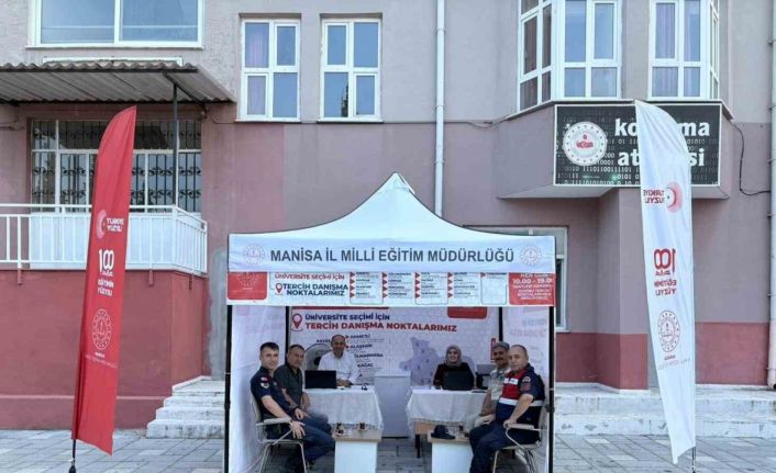 Gördes’te üniversite tercihi için, Rehberlik Destek Ünitesi noktası kuruldu