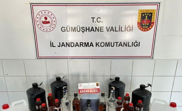 Gümüşhane’de sahte alkol operasyonu
