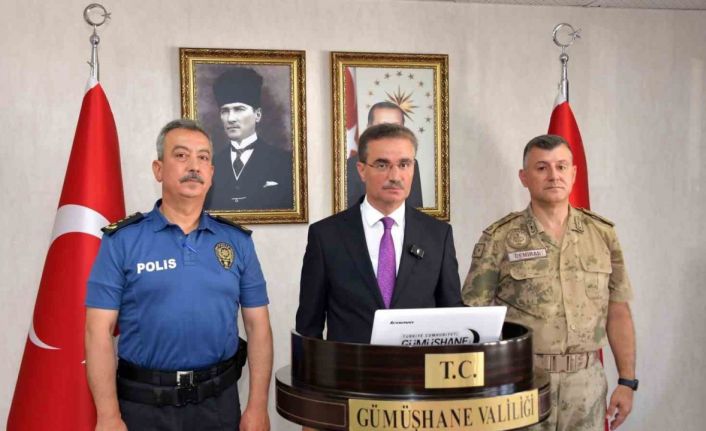 Gümüşhane’de Temmuz ayı asayiş verileri açıklandı