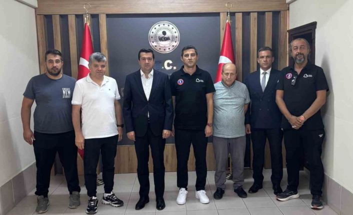 Havran Belediye Spor Kulübünden kaymakama ziyaret
