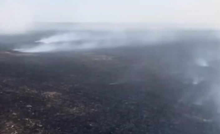 Hayrabolu’da anız yangını kontrol altına alındı