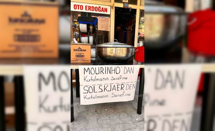 Hem Mourinho, hem de Solskjaer için helva dağıttı