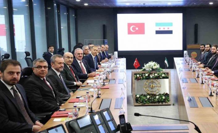İçişleri Bakanı Yerlikaya, Suriyeli mevkidaşı Hattab ile görüştü