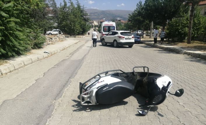 Isparta’da motosiklet kazası: 2 yaralı