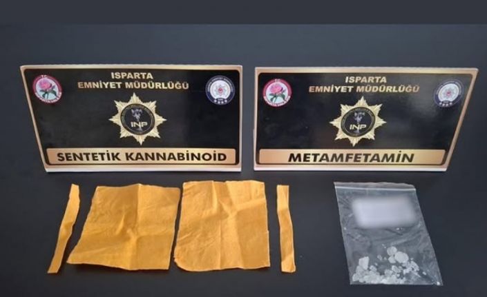 Isparta’da uyuşturucu operasyonunda 1 şüpheli yakalandı