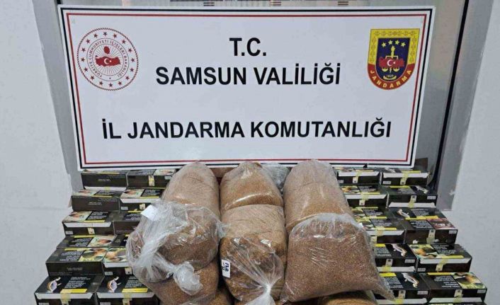 Jandarma 25 bin 600 kaçak makaron ele geçirdi