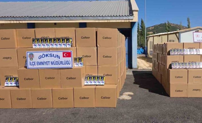 Kahramanmaraş’ta 6 milyon adet makaron ele geçirildi