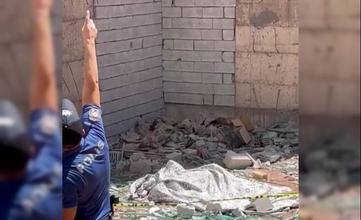 Kahramanmaraş’ta inşattan düşen işçi hayatını kaybetti