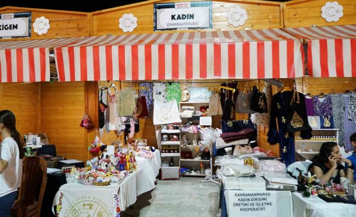 Kahramanmaraş’ta kadınların el emekleri fuarda sergileniyor