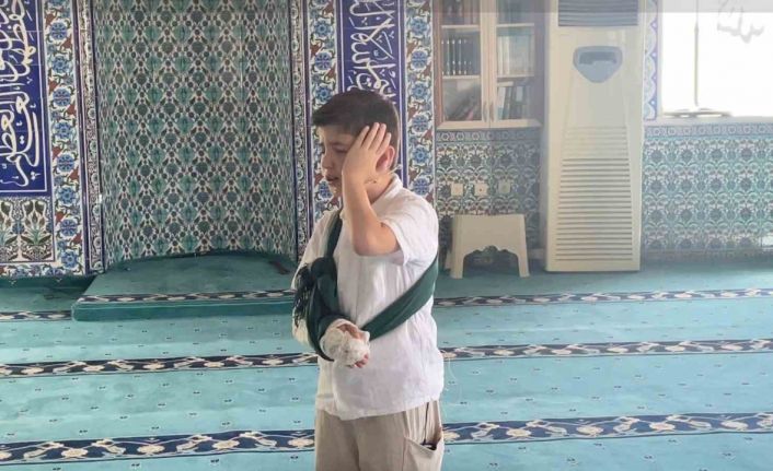 Kapaklı’da 10 yaşındaki Hami’nin okuduğu ezan cemaatten tam not aldı