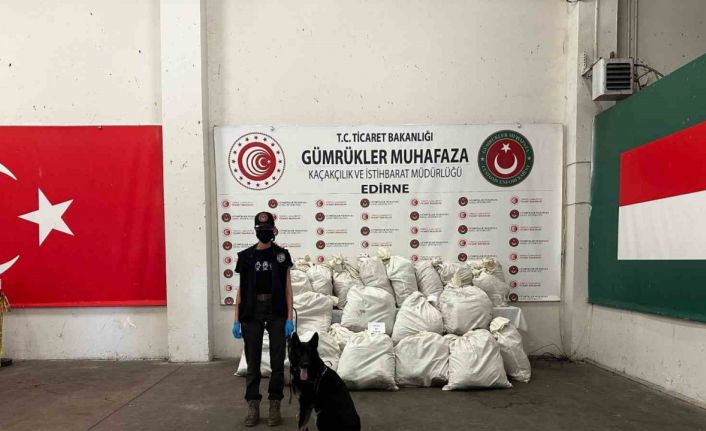 Kapıkule’de 245 kilo esrar ele geçirildi: 2 gözaltı