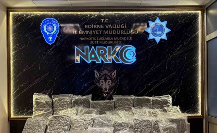 Kapıkule’de uyuşturucu operasyonu: 26 kilo skunk ele geçirildi