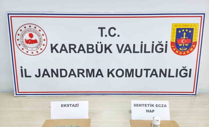 Karabük’te 22 adet sentetik hap ele geçirildi