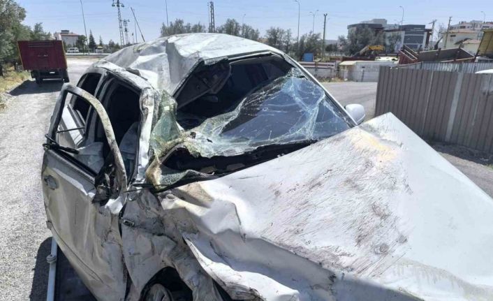 Karapınar’da otomobiller çarpıştı: 2 yaralı