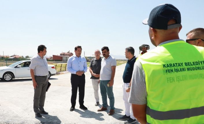 Karatay’da asfalt seferberliği