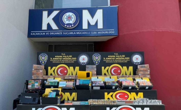 Kargoyla gelen kaynak makinelerinden kaçak sigaralar çıktı