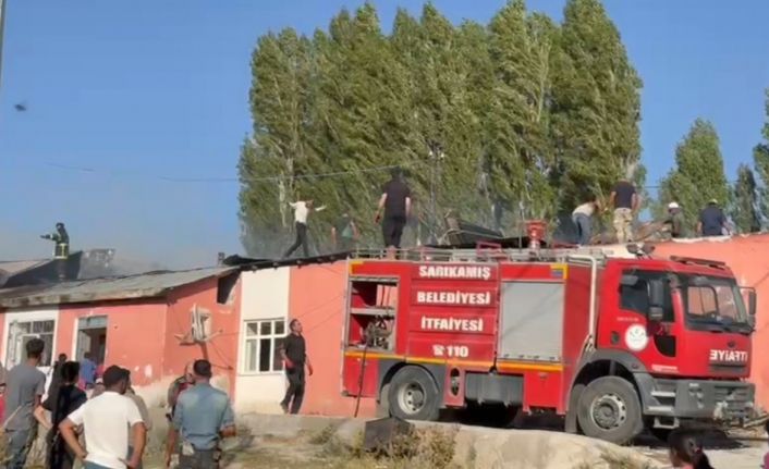 Kars’ta evde yangın paniğe neden oldu