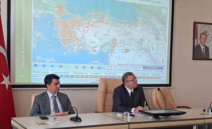 Kars’ta orman yangınları ve alınan tedbirler masaya yatırıldı