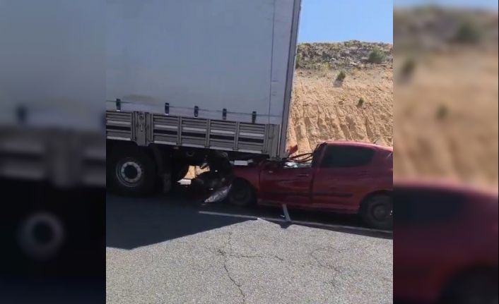 Kars’ta trafik kazası: 1 yaralı