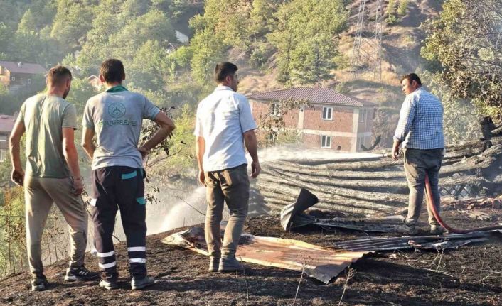 Kastamonu’da aynı bölgede ikinci orman yangını: 5 samanlık küle döndü