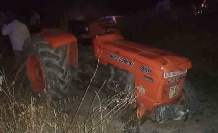 Kastamonu’da traktör kazası: 1 yaralı
