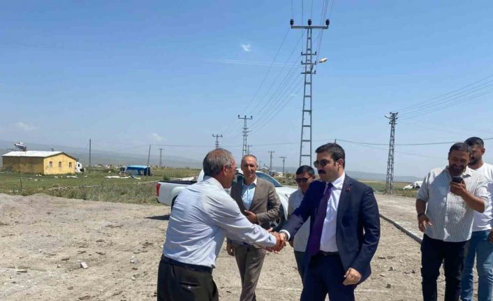 Kaymakam Akköz, KÖYDES çalışmalarını yerinde inceledi