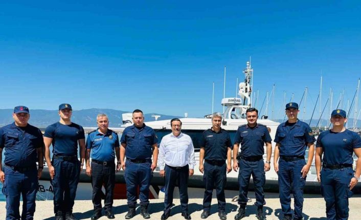 Kaymakam Cumali Atilla’dan Sahil Güvenlik Bot Komutanlığına ziyaret