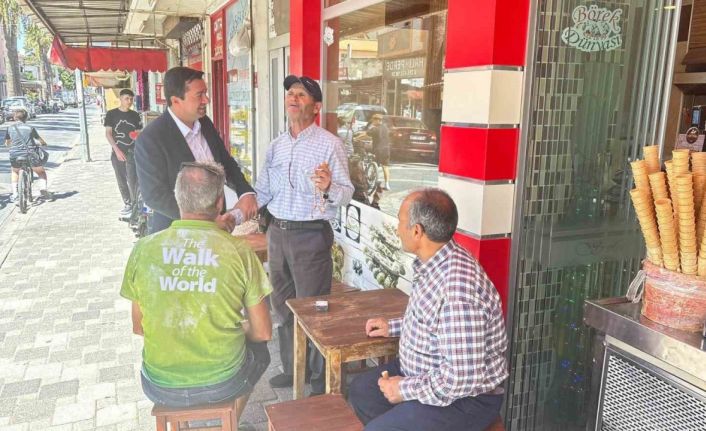 Kaymakam Evlice esnafla bir araya geldi