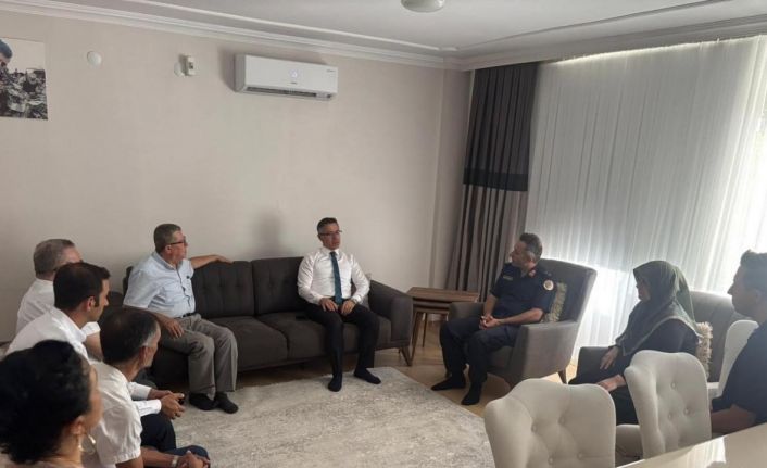 Kaymakam Koç’tan şehit ailesine ziyaret