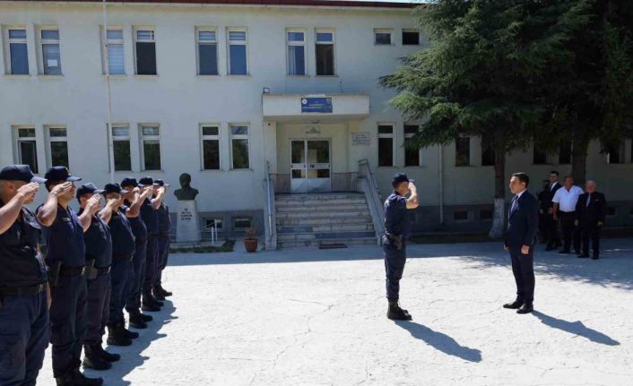 Kaymakam Uğuz’dan karakol ziyareti