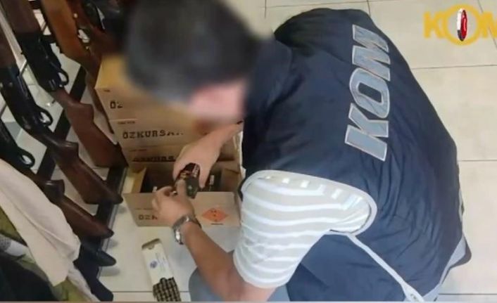 Kayseri’de 5 bin 650 adet fişek ele geçirildi: 1 gözaltı