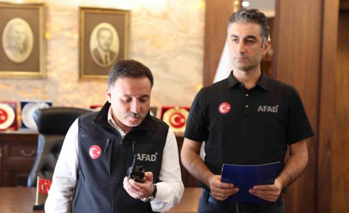 Kayseri’de haberleşme tatbikatı gerçekleştirildi